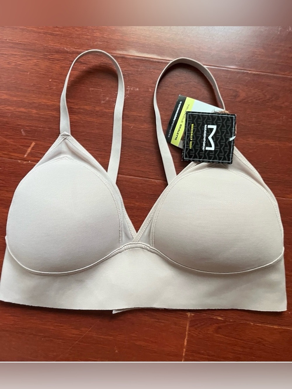 NWT Maidenform Light Beige Seamless T-Shirt Bra